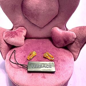 NWT Gold Versace Earrings